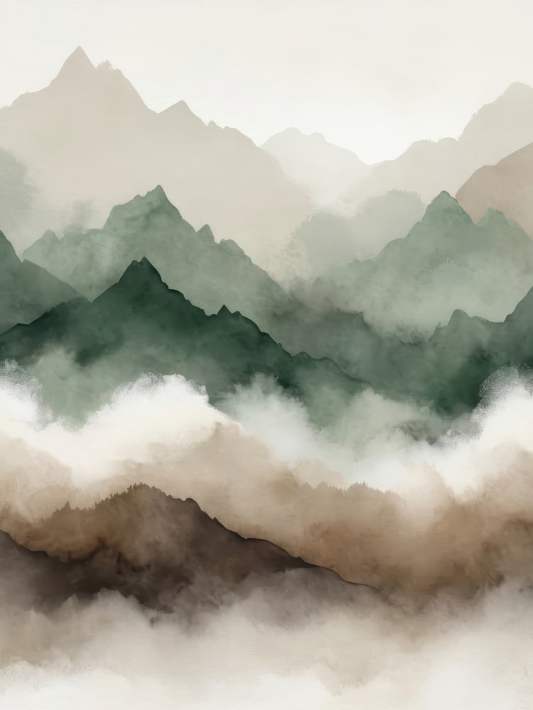 Misty Mountain-lagren av Alpenglow Workshop