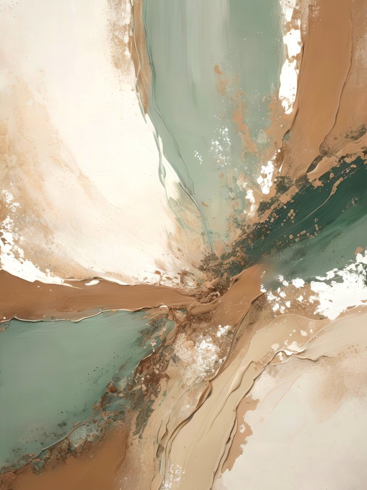 Teal Earth Flow av Alpenglow Workshop