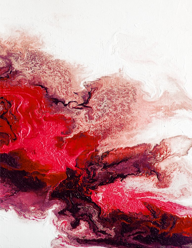 Crimson Fluid Flow av Alyson Storms