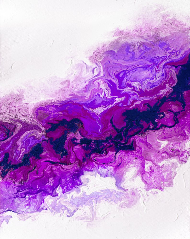 Djupviolett flöde av Alyson Storms