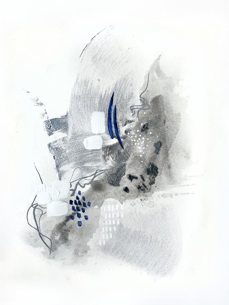 Monochrome Blue Impressions av Alyson Storms