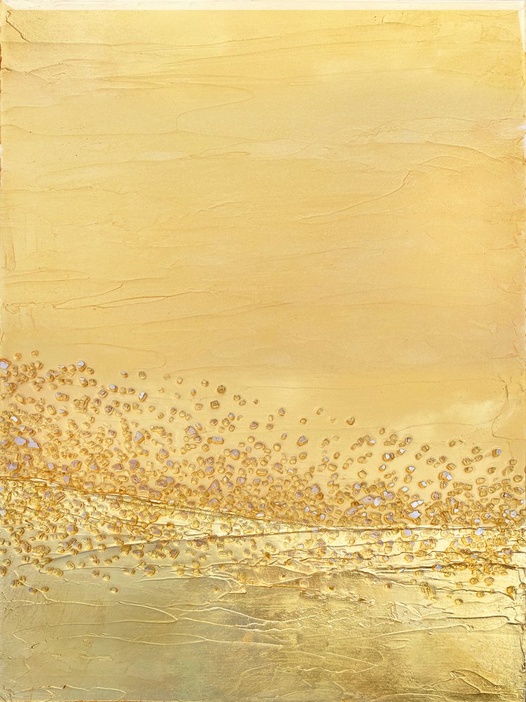 Strålande guldtextur av Alyson Storms