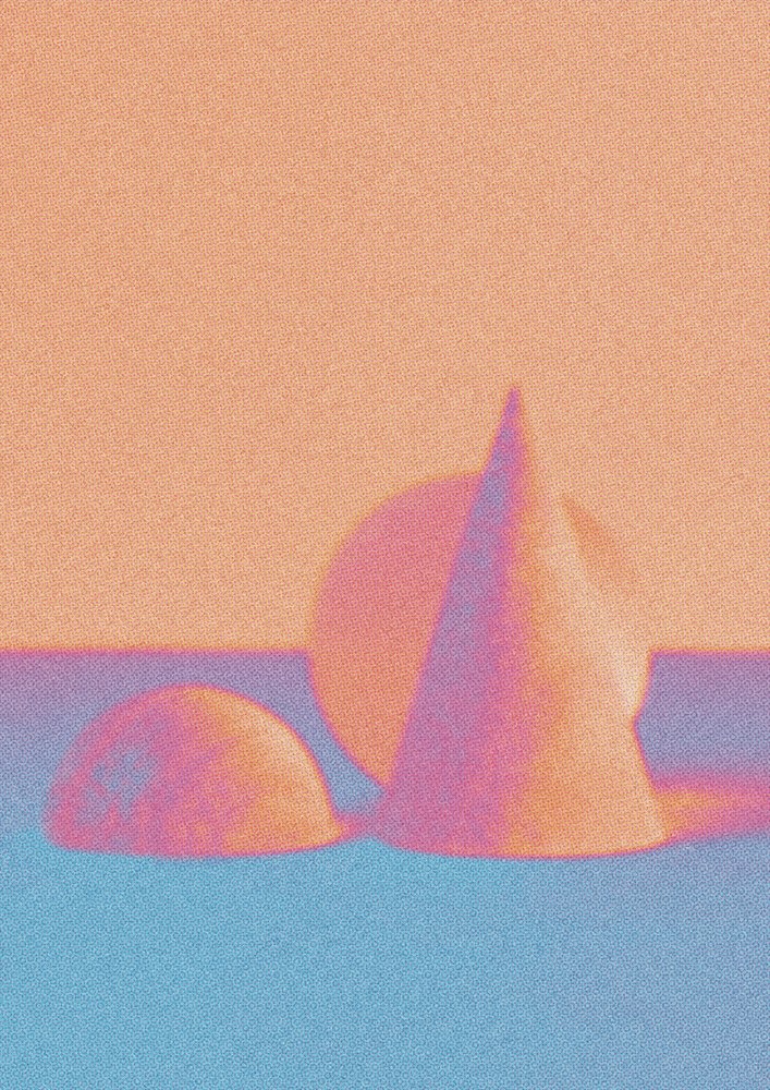 Drömlika geometriska former av Amy Louise Baker