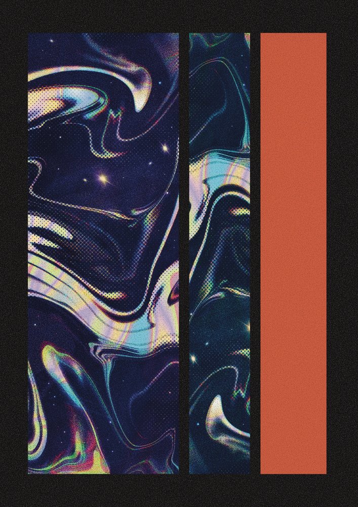 Galaxy Color Block av Amy Louise Baker