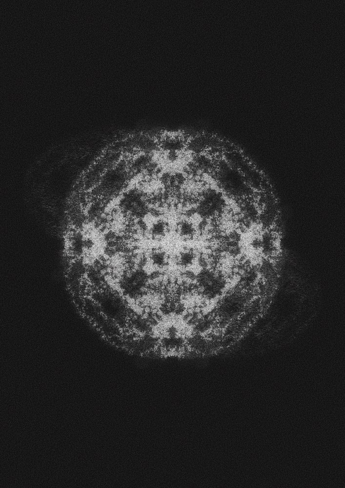 Lysande abstrakt sfär av Amy Louise Baker