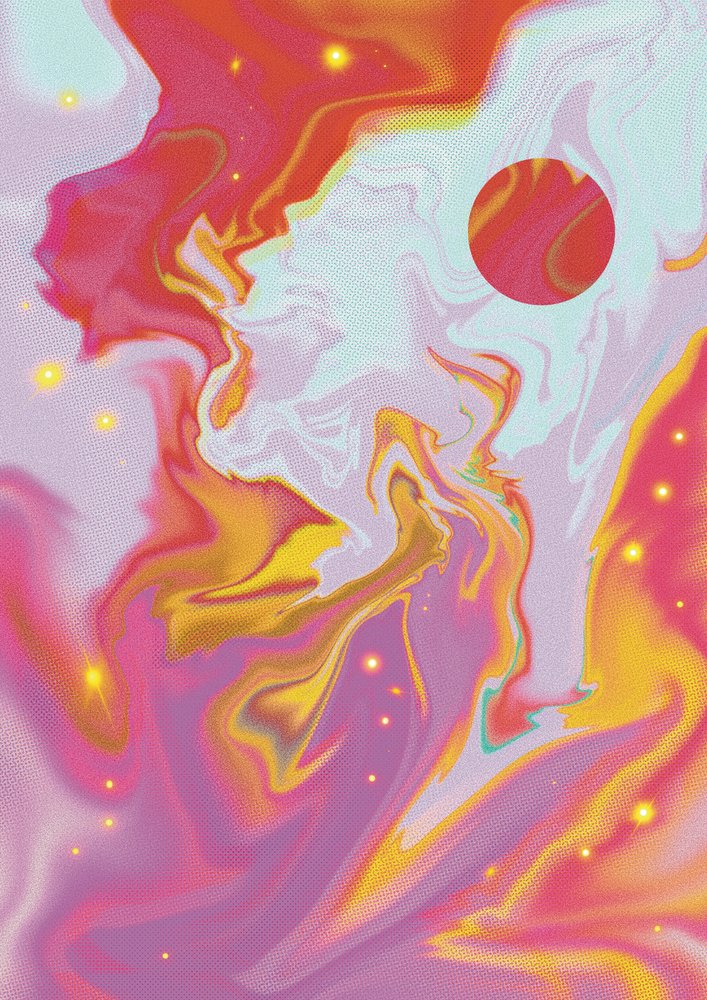 Livfull, flytande planetglöd av Amy Louise Baker