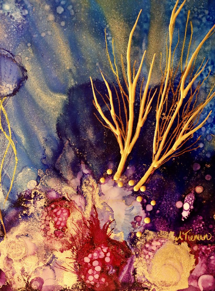 Flytande guldhav av Amy Tieman