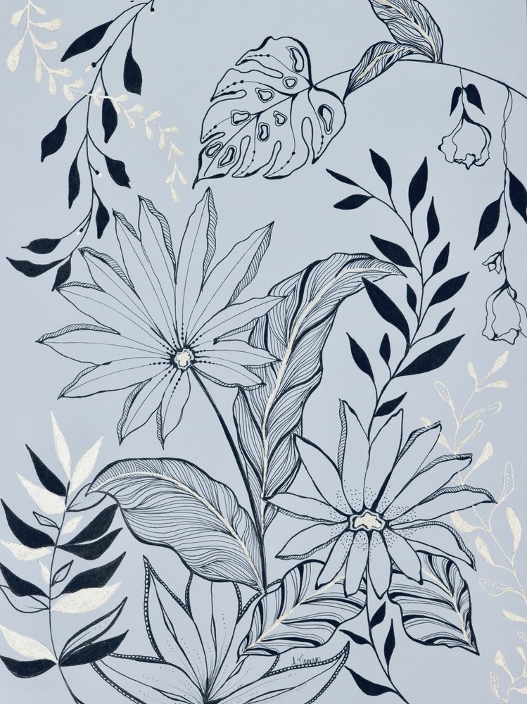 Lugnt tropiskt bladverk av Amy Tieman