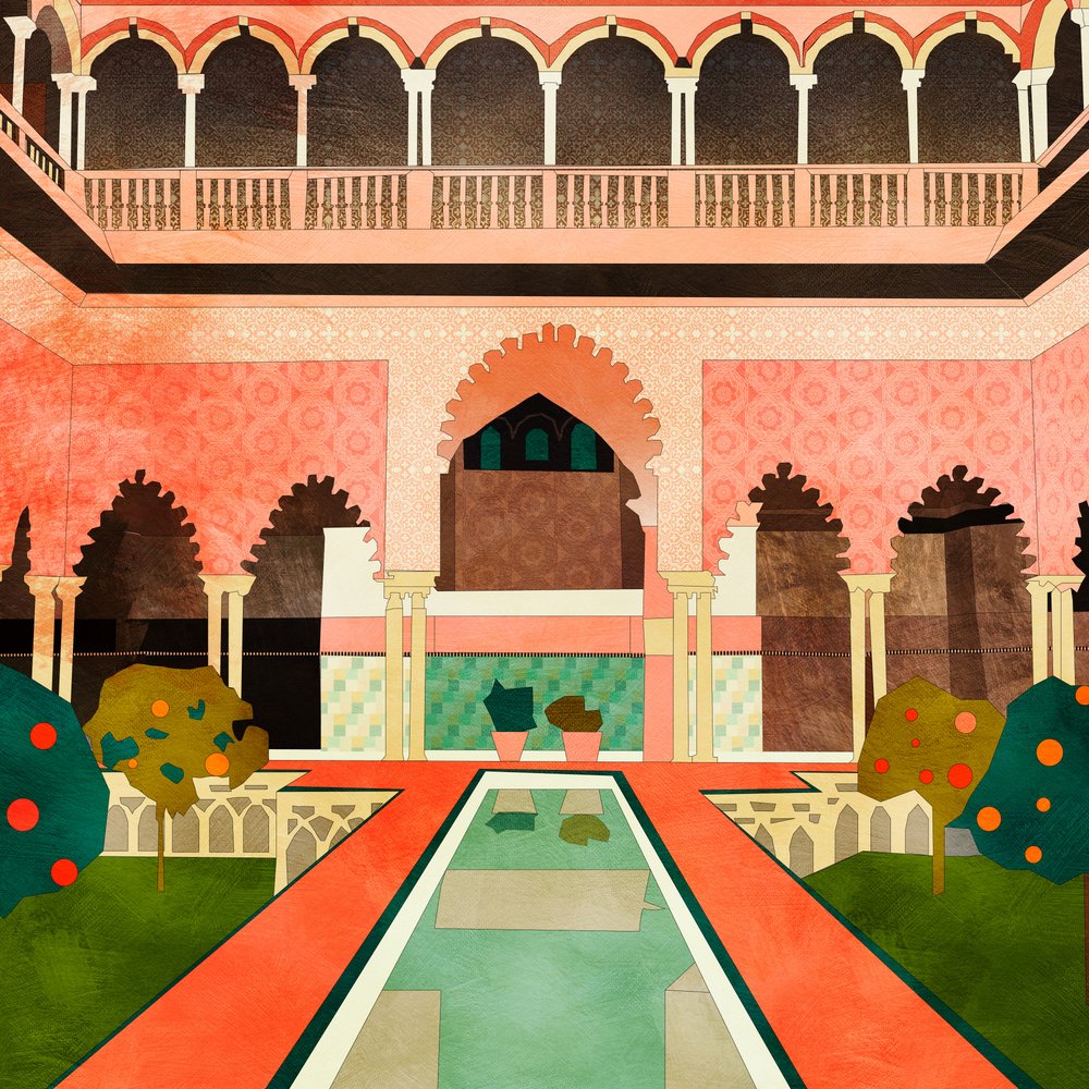 Alhambra, Granada, Spanien av Ana Rut Bre