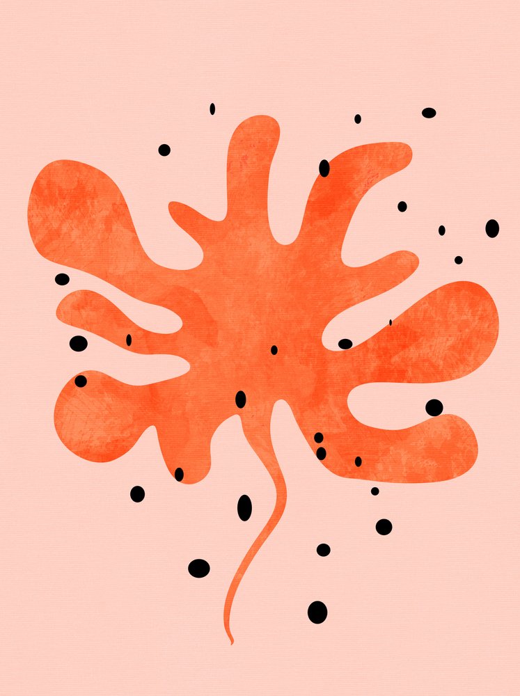 Akvarell – kopia av Miro Shapes av Ana Rut Bre