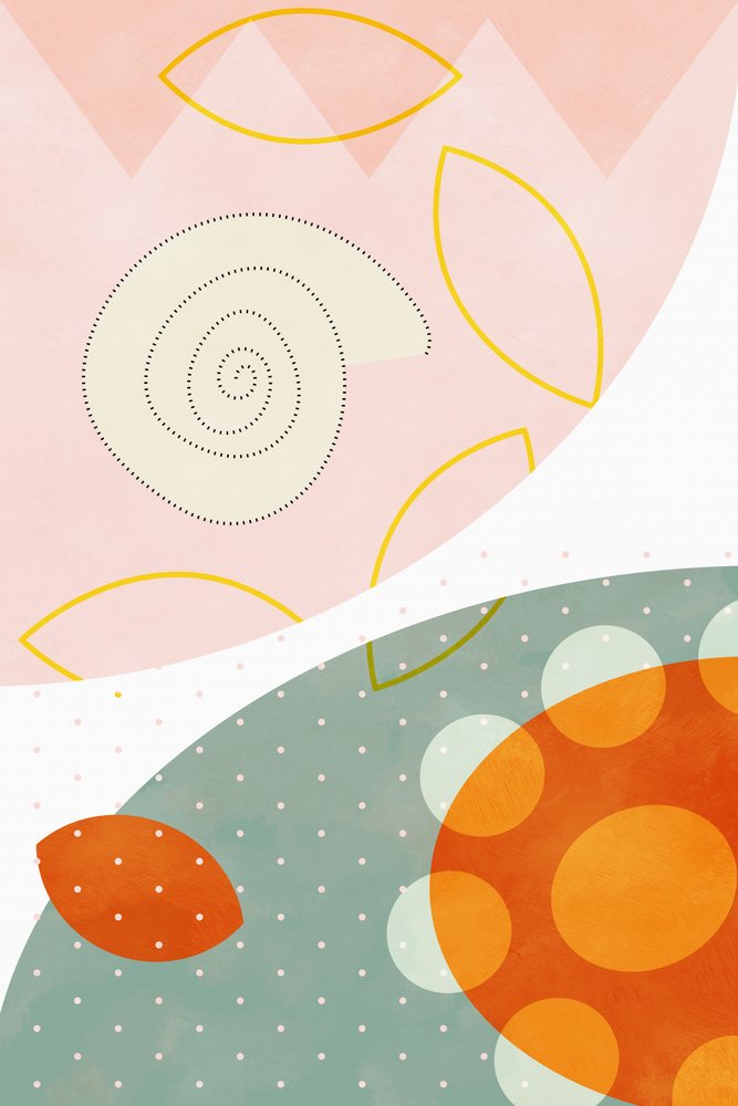 Vänliga färger Hilma 4 av Ana Rut Bre