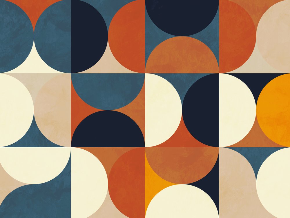 Geometri New12 Brun av Ana Rut Bre