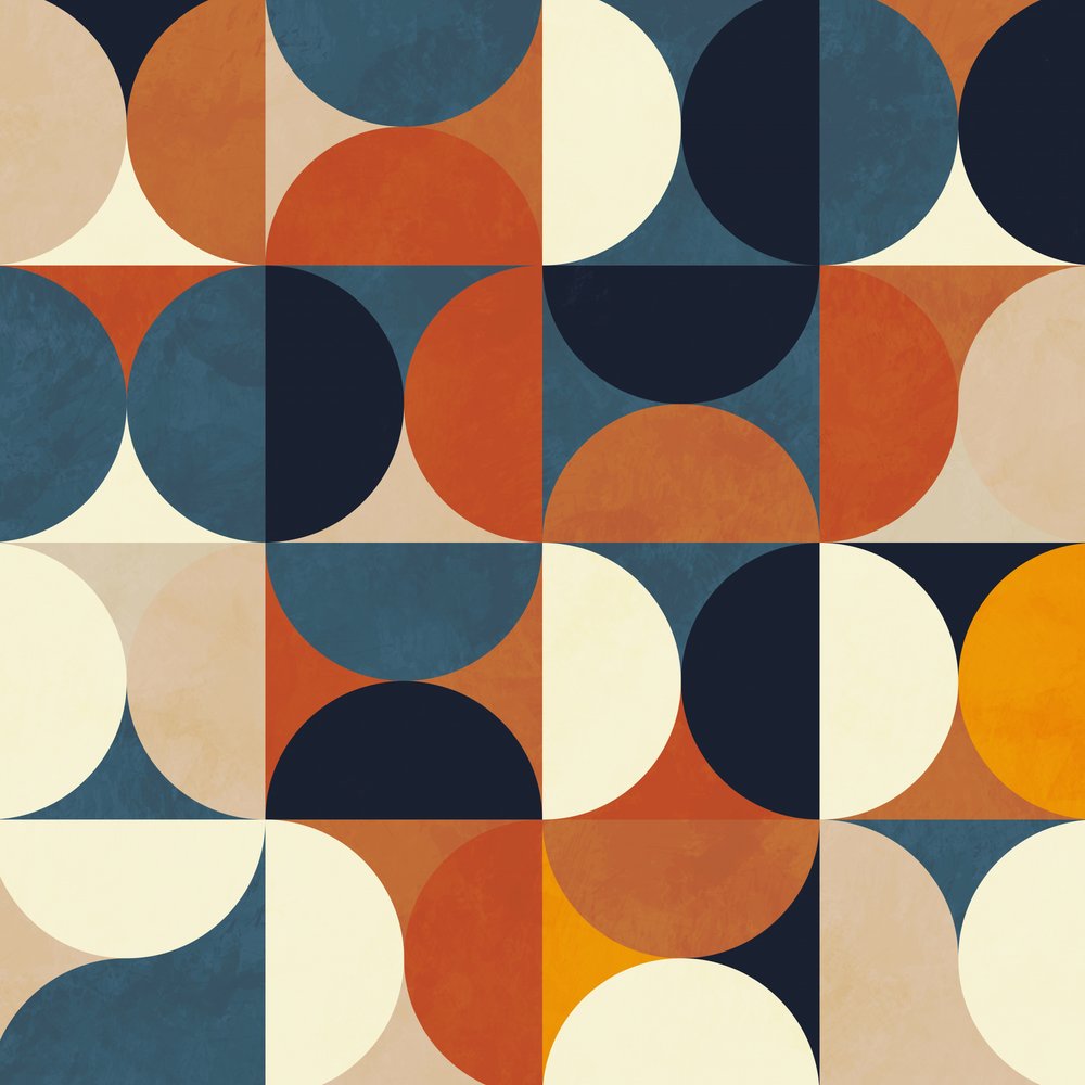 Geometri New12 Brun av Ana Rut Bre