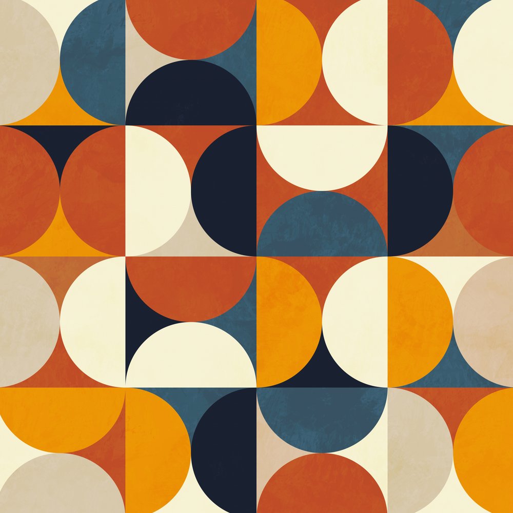 Geometri New12 Rougeatre av Ana Rut Bre