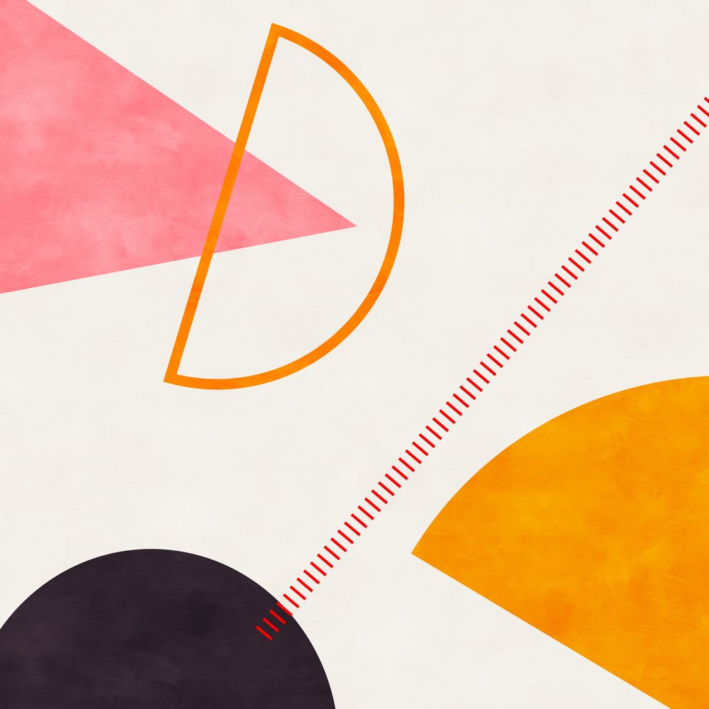 Mid Bauhaus Geometri 4 av Ana Rut Bre