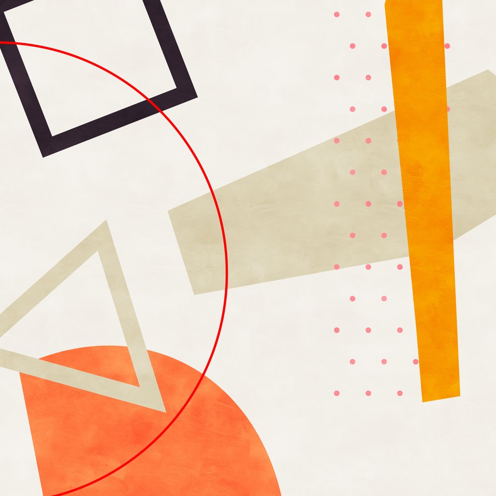 Mid Bauhaus Geometri 6 av Ana Rut Bre