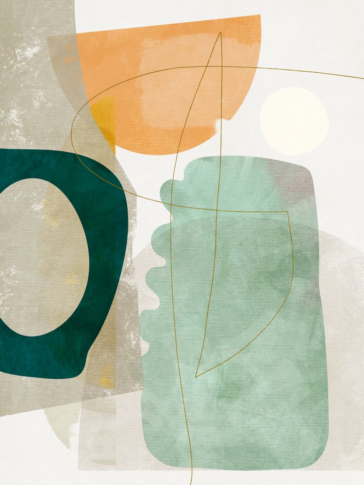 Nature Friendly Terracotta 2 Akvarellkopia av Ana Rut Bre