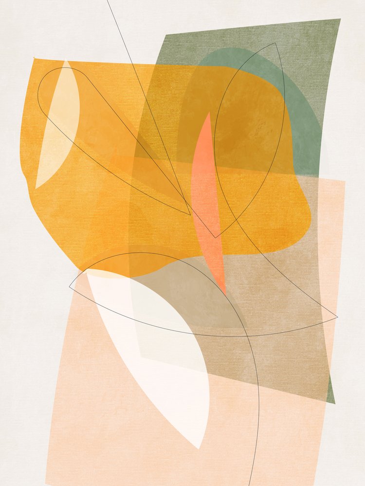 Nature Friendly Terracotta 5 Akvarellkopia av Ana Rut Bre