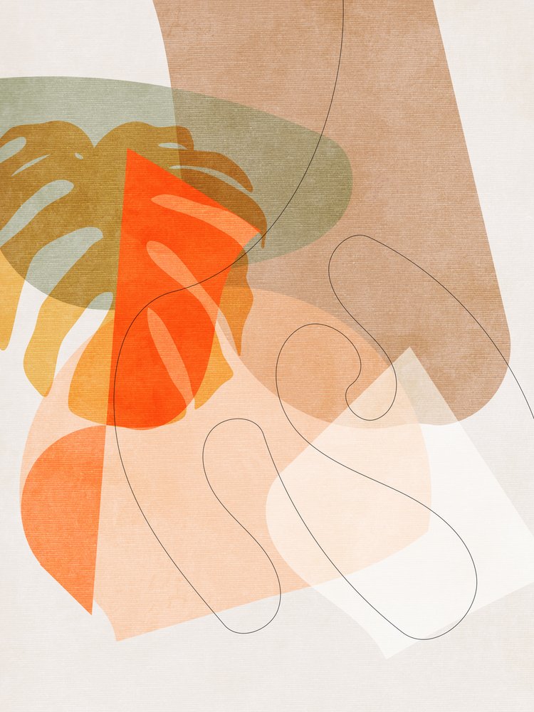 Nature Friendly Terracotta 6 Akvarellkopia av Ana Rut Bre