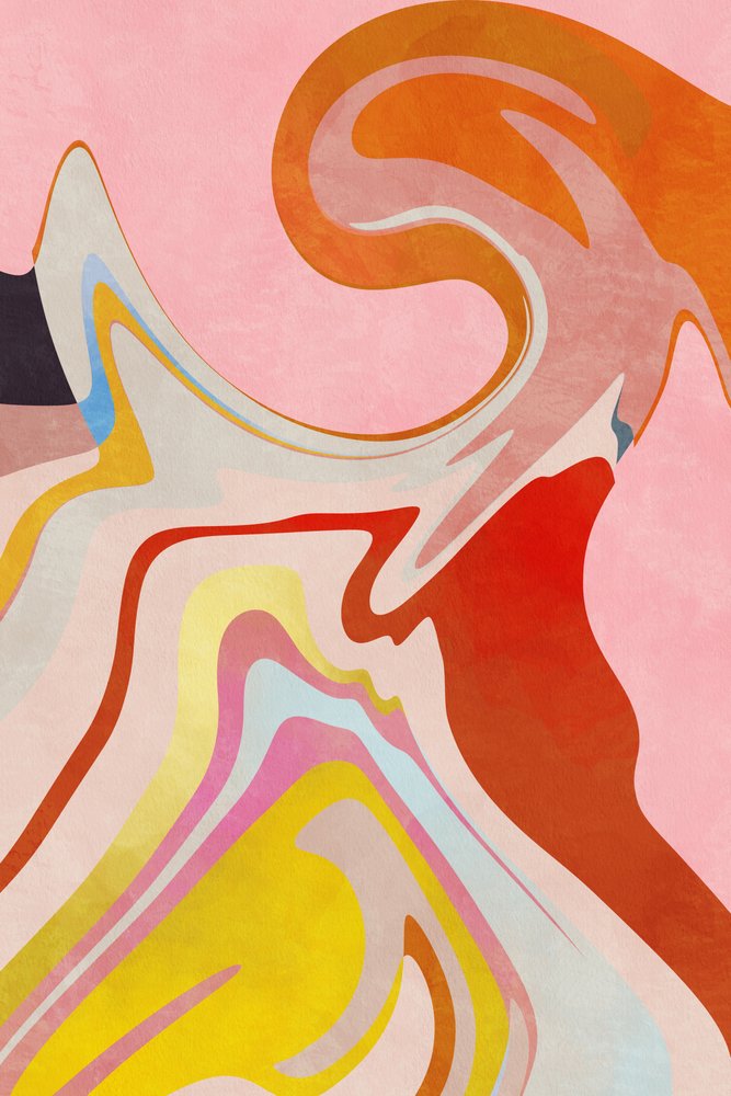 Organic Bauhaus Waved2 av Ana Rut Bre