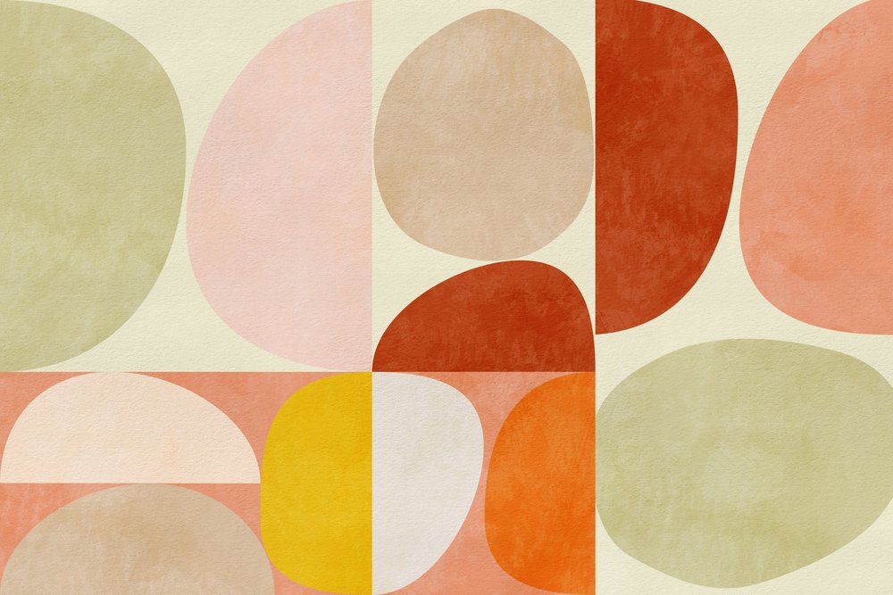 Pastellgeometri av Ana Rut Bre