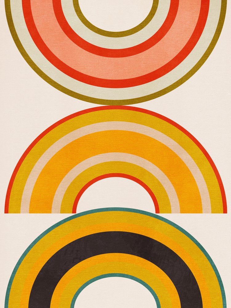 Rainbow Suns 6 av Ana Rut Bre