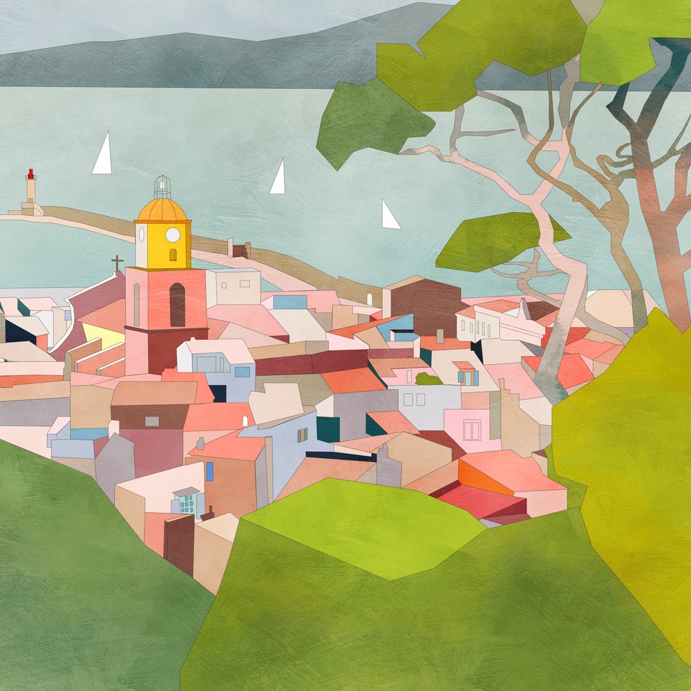 Saint Tropez Kopia 2 av Ana Rut Bre