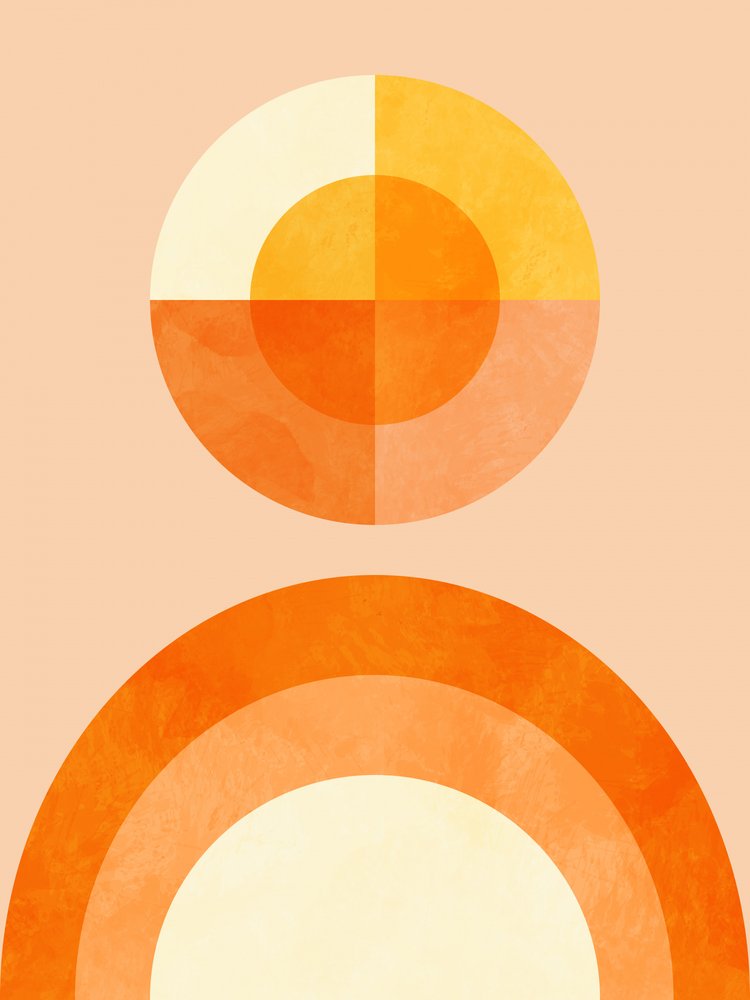 Spring Mid Rhapsody Orange 2 av Ana Rut Bre