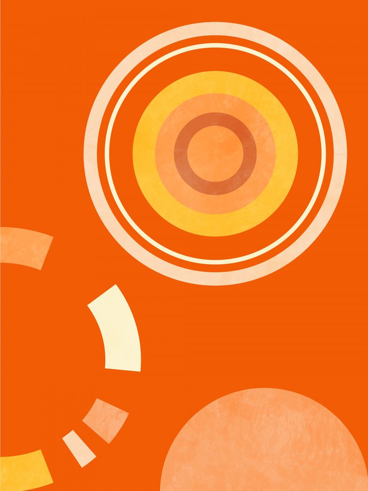 Spring Mid Rhapsody Orange 4 av Ana Rut Bre