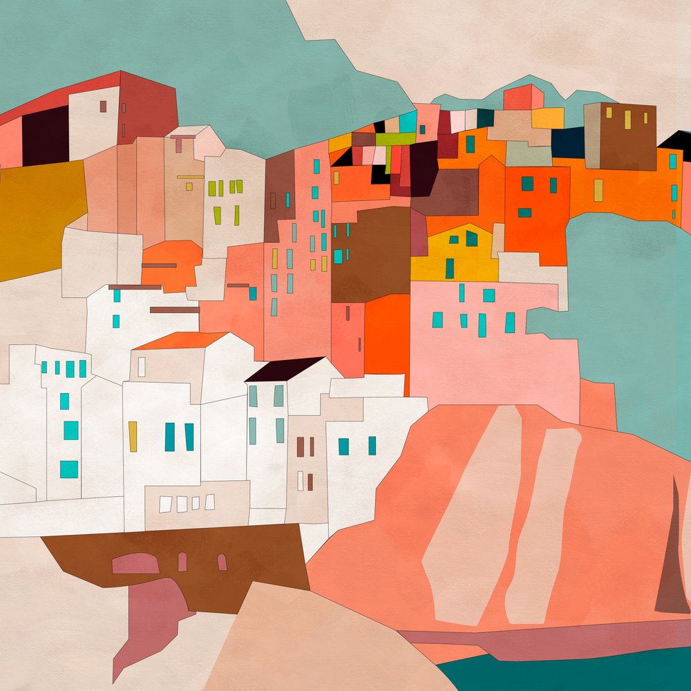 Vernazza 2 av Ana Rut Bre