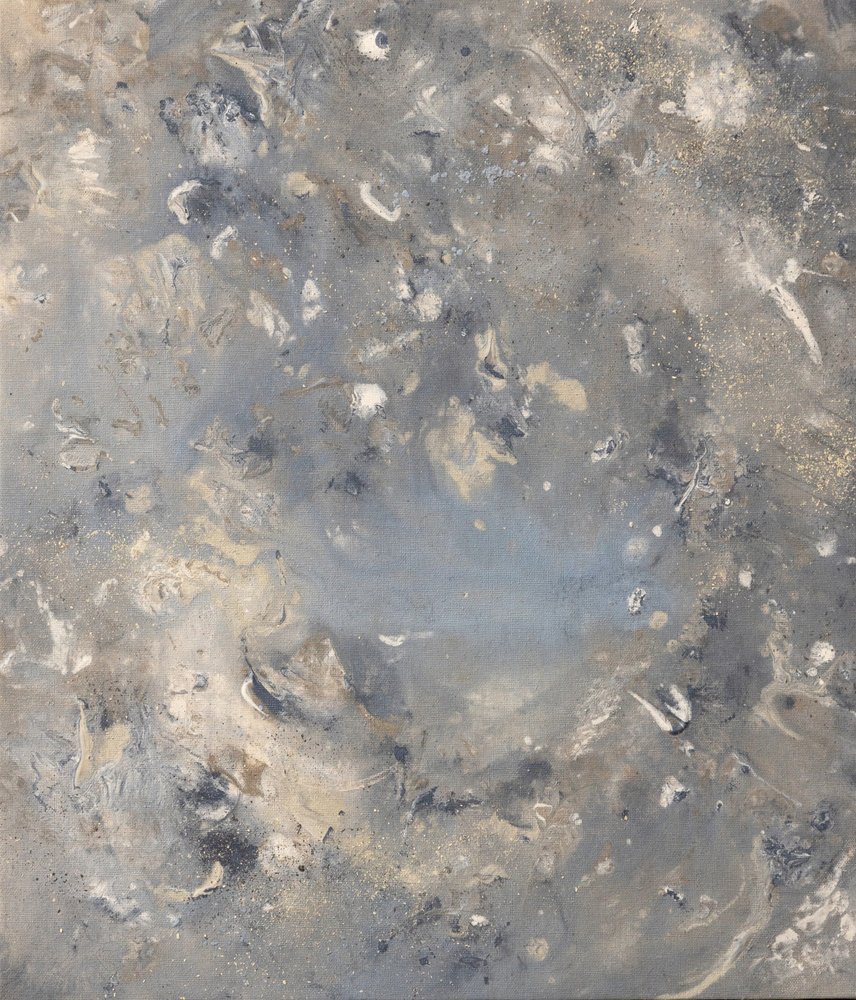 Mjukt blågrått flöde av Anastasiya Devochkina