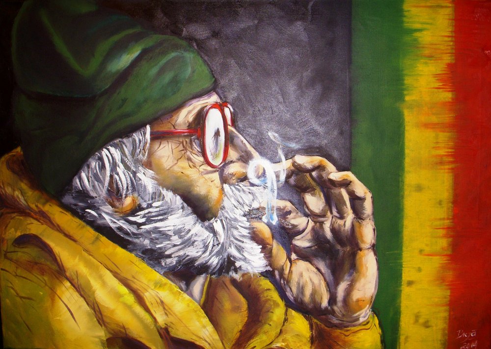 Rökande rastaman av Anda Bieza