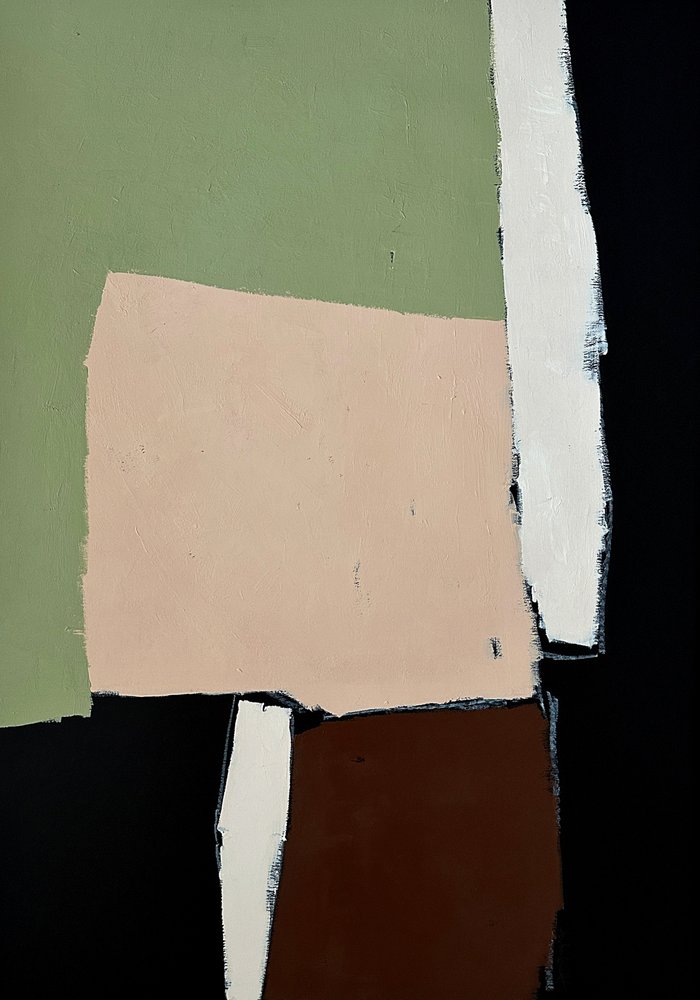 Abstrakta, jordnära former av Andrea Reichhart