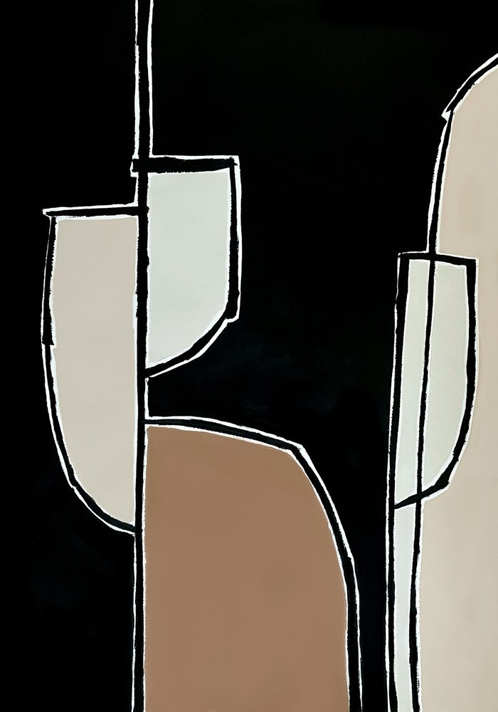 Rent och stilrent abstrakt av Andrea Reichhart