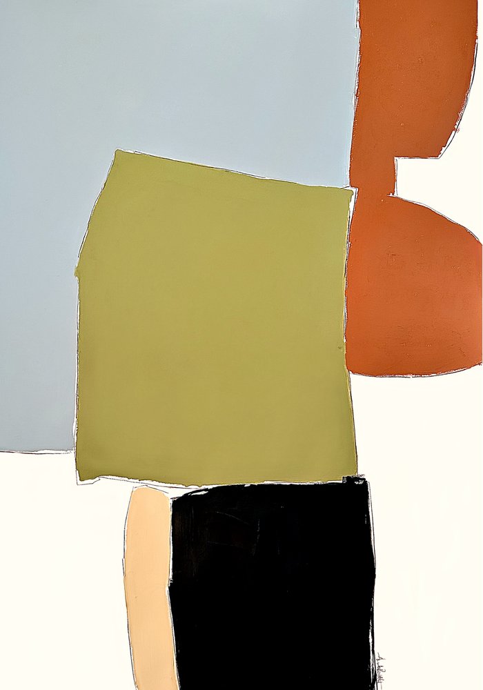 Dämpade abstrakta former av Andrea Reichhart