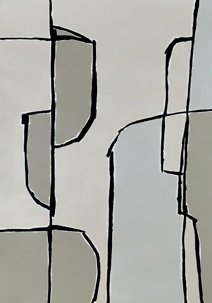 Neutrala abstrakta former av Andrea Reichhart