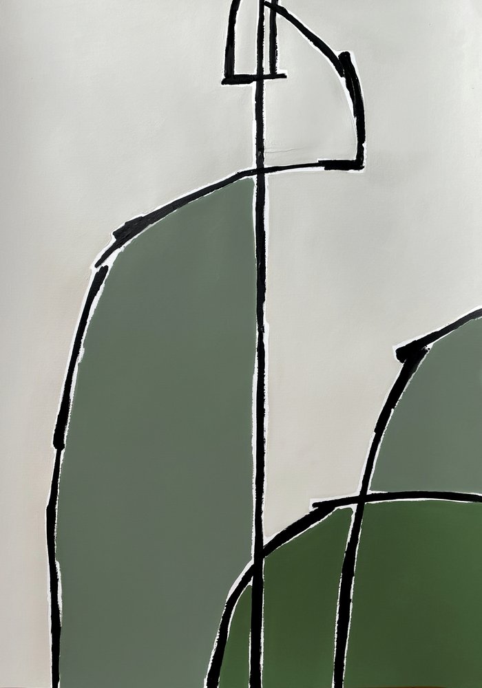 Organiska gröna former av Andrea Reichhart