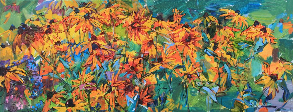 Sunny Garden Flowers av Andrii Kutsachenko