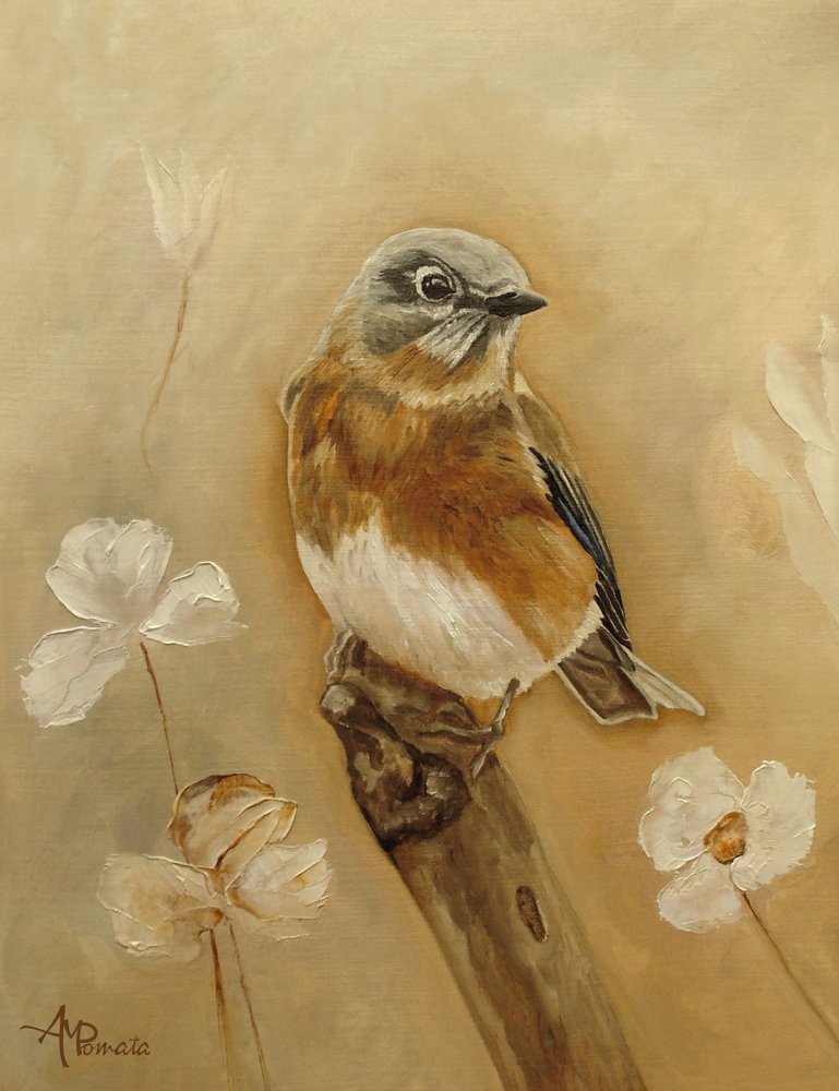 Ömma fåglar och blommor av Angeles M. Pomata