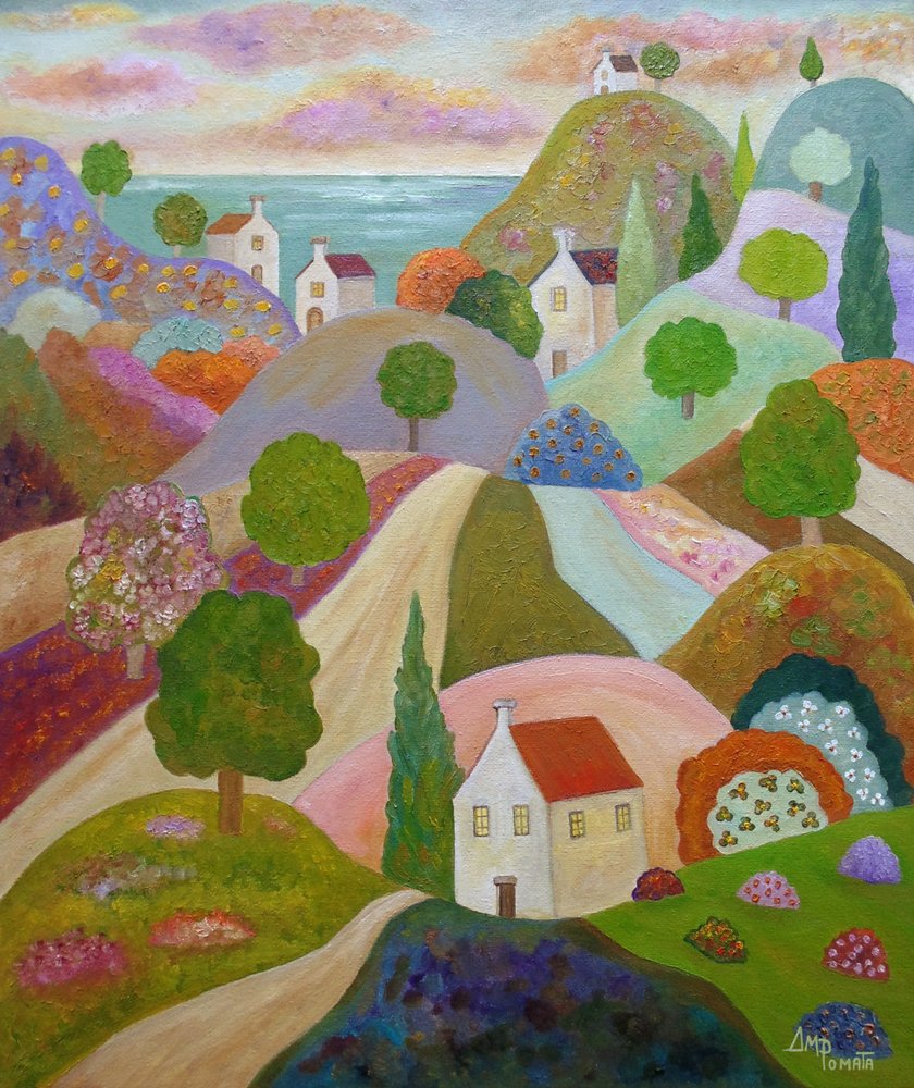 En livlig kustby av Angeles M. Pomata