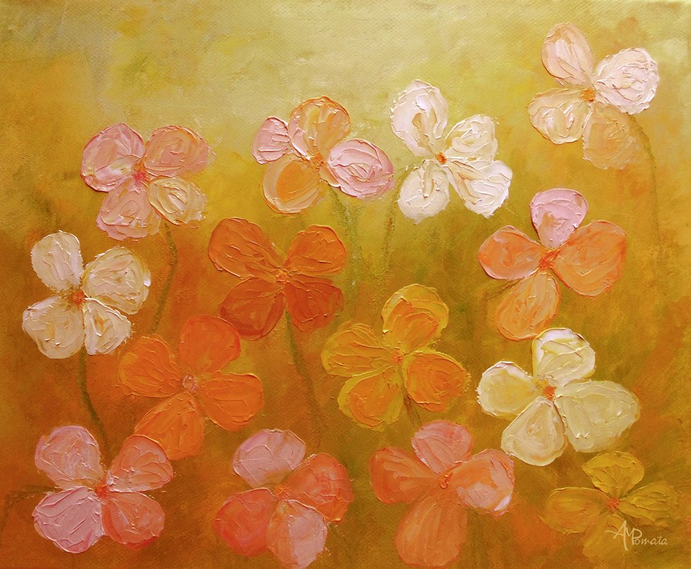 Livfulla blommor av Angeles M. Pomata