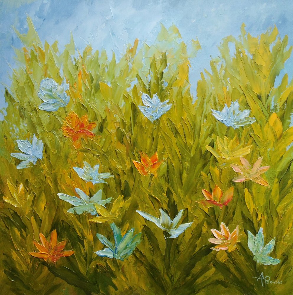 Färgglada ängsblommor av Angeles M. Pomata