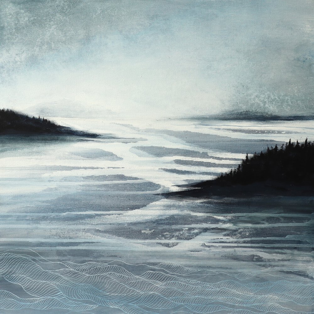 Misty Mountain Waters av Ania Witwitzka