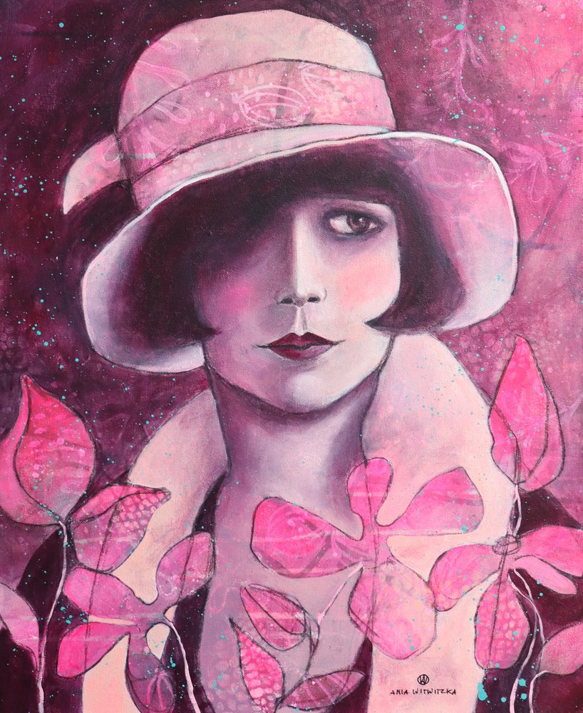 Retro Lady 6 av Ania Witwitzka