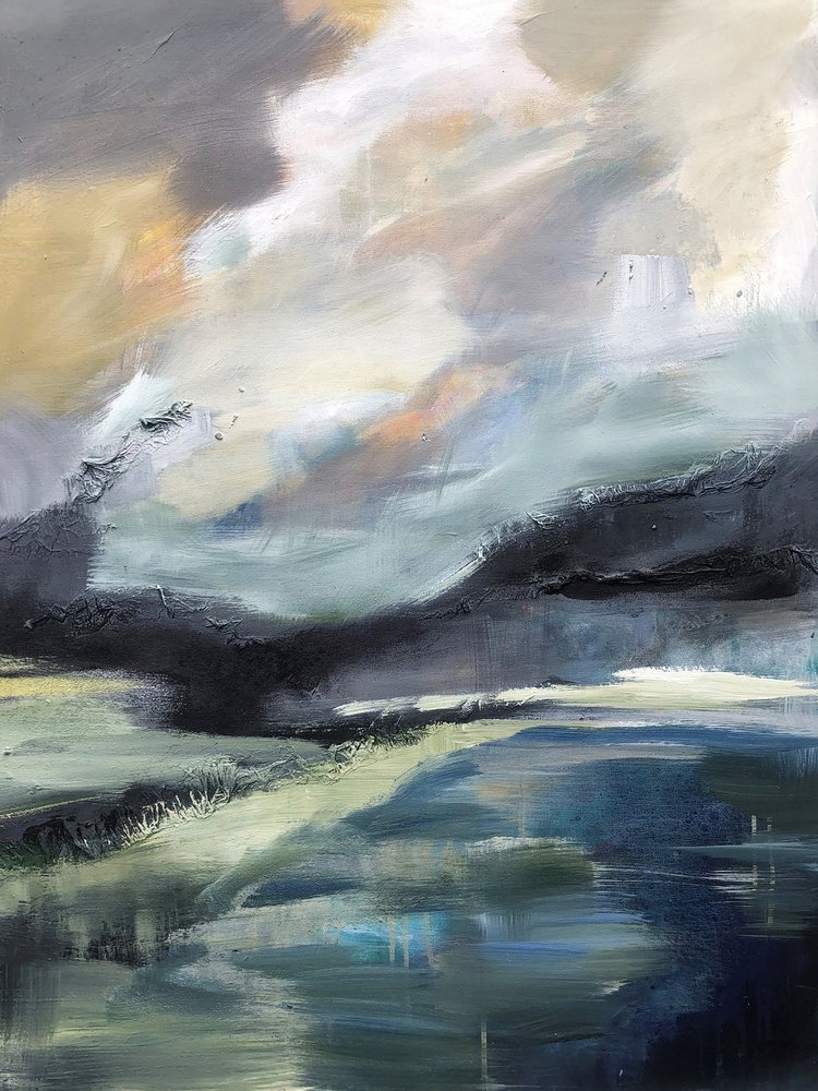 Stämningsfulla himmel och vatten av Anna-Karin Bergius