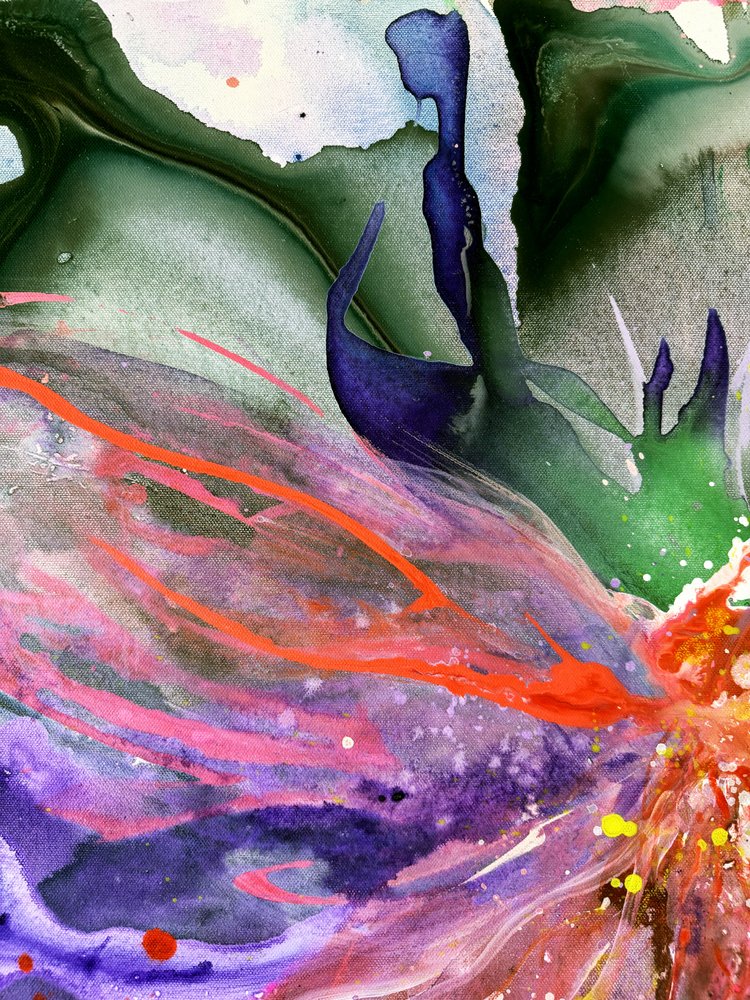 Färgglad, flytande dröm av Anna Viklund