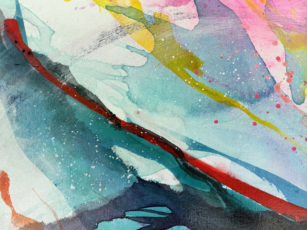 Levande, flytande färger av Anna Viklund