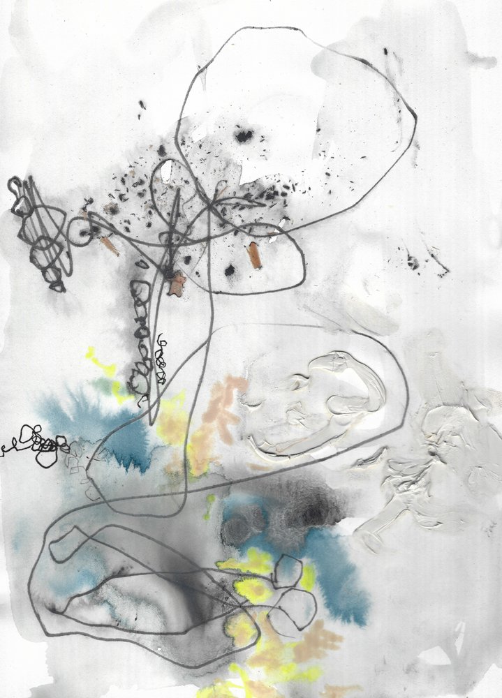 Dynamisk abstrakt expressionism av Annick