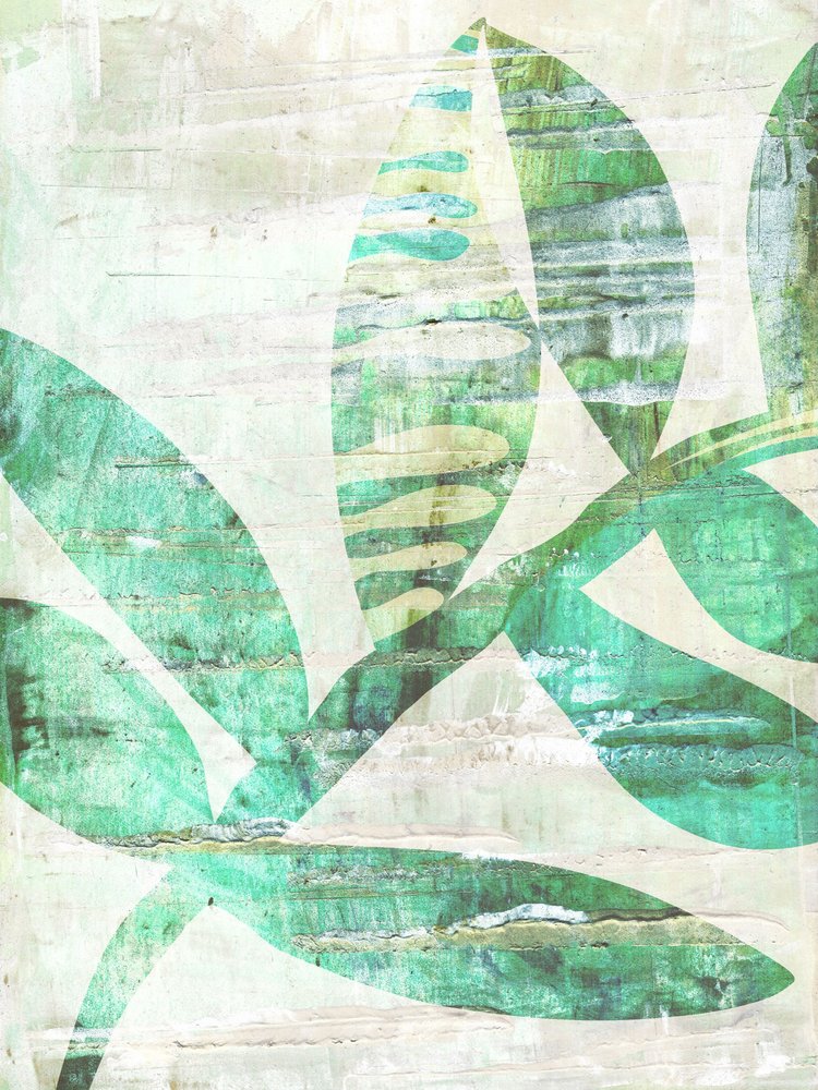 Texturerade botaniska blad av Annick