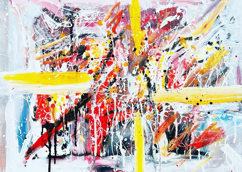 En färgsprakande färgexplosion av Annika Tiren